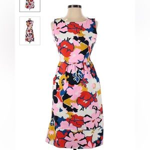 Whit Two Floral Dress Anthropologie Size 10